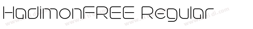HadimonFREE Regular字体转换
